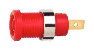 BANANA JACK, 36A, SOLDER, RED, PK10 72913-2