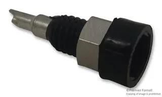 BANANA JACK, 2MM, 10A, SOLDER, BLACK R921920000