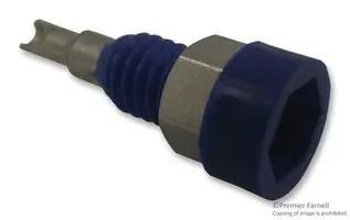 BANANA JACK, 2MM, 10A, SOLDER, BLUE R921923000