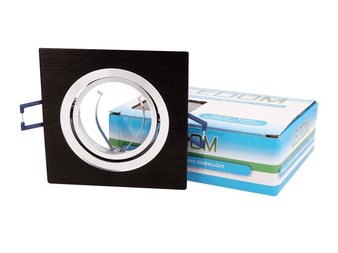 CEILING FITTING LEDOM swivel square IP20 black 241093 5901583241093