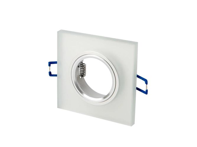 LED line downlight glass square white 90x26x10mm frosted GLIKKA 241338 5901583241338