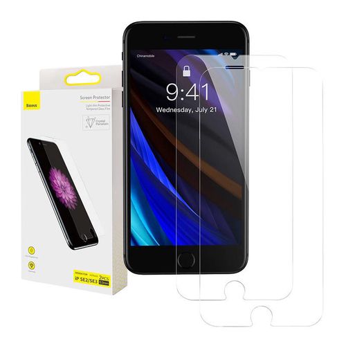 Tempered glass 0.3mm Baseus for iPhone SE 2 / iPhone SE 3, Baseus SGBL021502