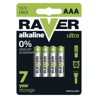 RAVER Alkaline Battery LR03 (AAA), Raver B7911 8595025345899