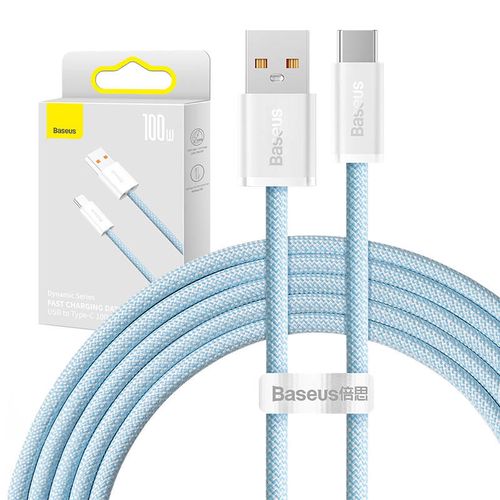 Cable USB to USB-C Baseus Dynamic Series, 100W, 2m (blue), Baseus CALD000703