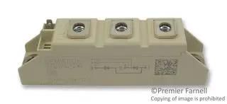 THYRISTOR MODULE, 106A, 1.2KV SKKH 106/12 E