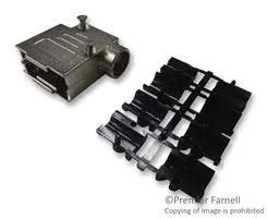 D SUB BACKSHELL, SHIELDED, SIZE DE, ZINC DSZK9-K