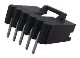 CONN, R/A HEADER, 5POS, 1ROW, 2.54MM, TH 5-103634-4