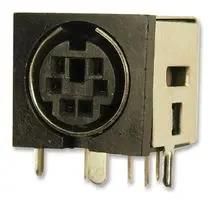 CONN, MINI DIN, SCREENED, SOCKET, 6POS FC680935