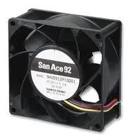 FAN, 92X38MM, 24V, 306M3/HR 1100PA 9HV0912P1G001