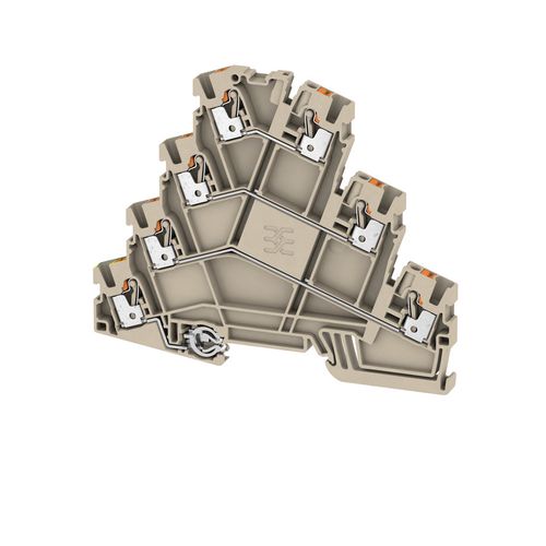 Motor-connection terminal, PUSH IN, 2.5, 690 V, 22 A, dark beige Weidmuller 2434340000 04050118445022