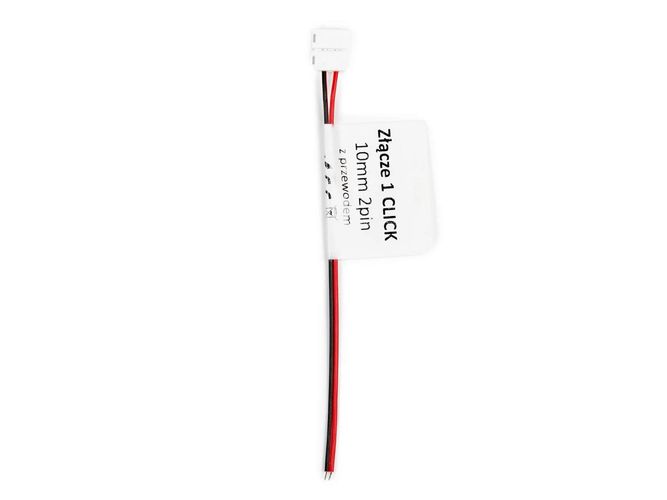 LED line LED strip CLICK CONNECTOR single 10 mm 2 PIN with a cable 243554 5901583243554