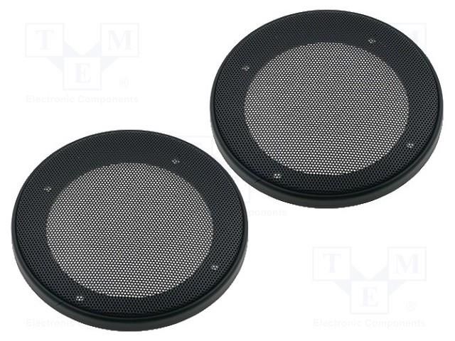 Loudspeaker grille; 100mm; metal; 2pcs. PER.PIC. GR00003