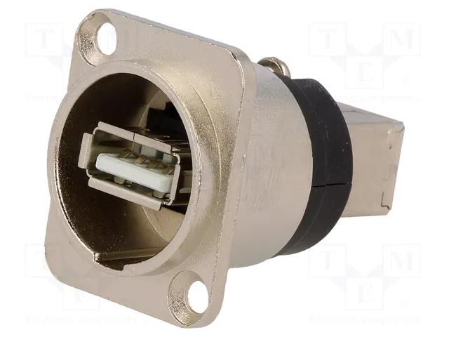Adapter; USB A socket-front,USB B socket-back; FT; USB 2.0 CLIFF CP30110