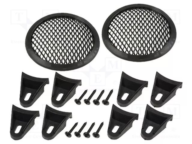 Loudspeaker grille; 4" 4CARMEDIA GRILL1040-BK