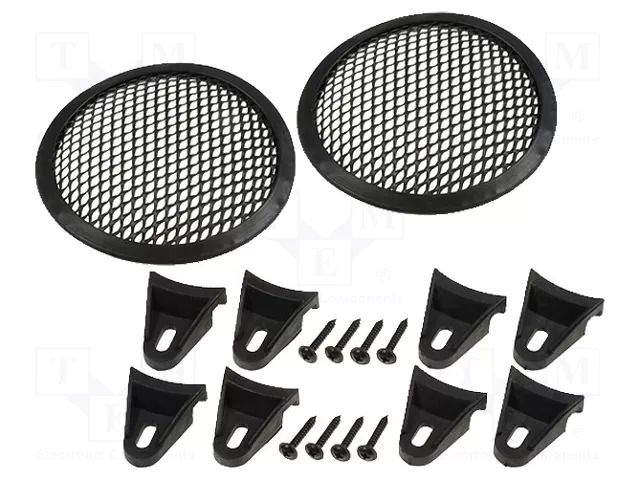 Loudspeaker grille; 5" 4CARMEDIA GRILL1050-BK