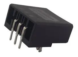 CONN, R/A HEADER, 3POS, 1ROW, 5.08MM, TH 1-178138-5