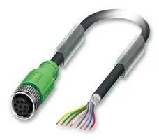 SENSOR CABLE, 8POS, M12 SOCKET, 10M 1522891