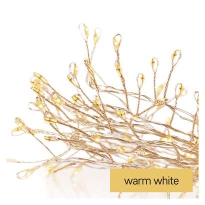 LED Christmas nano chain – hedgehog, 2.4 m, 3x AA, indoor, warm white, timer, EMOS D3FW01 8592920095164