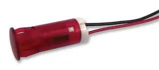 INDICATOR, LED PANEL MNT, 10MM, RED QS103XXHR220