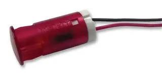 INDICATOR, LED PANEL MNT, 12MM, RED QS123XXR24