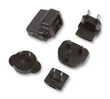 ADAPTOR, AC-DC, LEVEL VI, 5V, 1A, USB VER05US050-BB