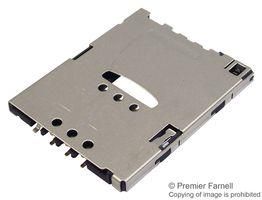 CONNECTOR, MINI SIM, 6POS, SMT 1981959-1