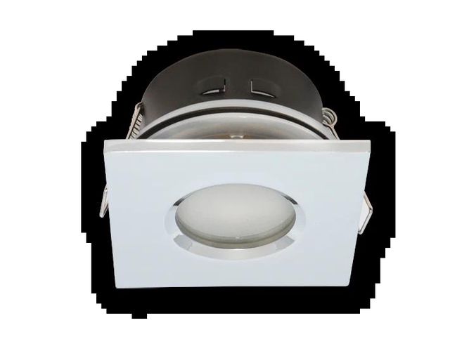 LED line downlight waterproof square die cast aluminium chrome 245381 5901583245381
