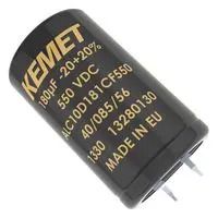 CAP, 330┬╡F, 550V, ALU ELEC, SNAP-IN ALC10A331DH550