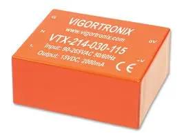 POWER SUPPLY, AC-DC, 18V, 1.666A VTX-214-030-118