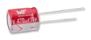 CAP, 390┬╡F, 6.3V, 20% 870135174001