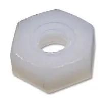 HEX NUT, 4-40 UNC, NYLON 6.6, NATURAL TRNH-440