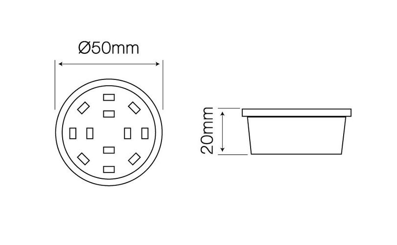 LED lamp SMD 5W, 220...260V, 400lm, 4000K neutraalne valge, 50mm, LED line 247293 5901583247293