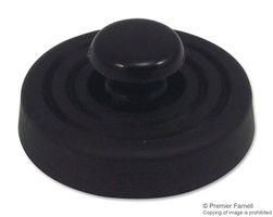 FEET, RIVET, THERMOPLAST, BLACK, 4.2MM TRFF-005P4X5