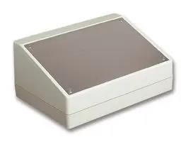 ENCLOSURE, SLOPED DESKTOP, ABS, GREY PC11491