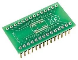 IC ADAPTOR, 28-TSSOP TO DIP, 2.54MM LCQT-TSSOP28