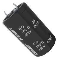 CAP, 4700┬╡F, 50V, ALU ELEC, SNAP-IN ELG478M050AS2AA