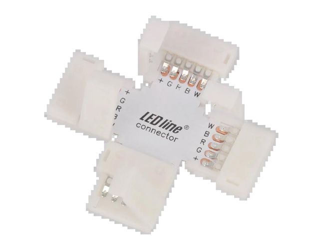 LED line COB strip CLICK CONNECTOR angular 12 mm 5 PIN Type + RGBW 247859 5901583247859