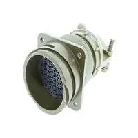 CIRCULAR CONNECTOR, RCPT, 20-27, FLANGE CA3100R20-27PBF80F42