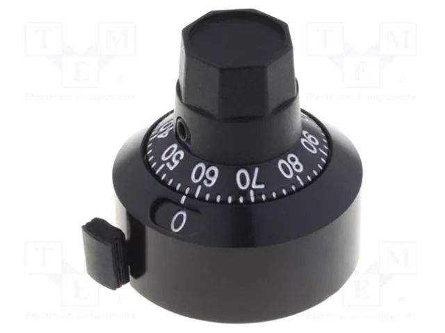 Precise knob; with counting dial; Shaft d: 6.35mm; Ø22.2x22mm BOURNS H-22-6A-B