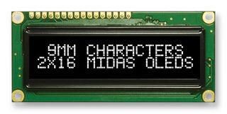 OLED DISPLAY, WHITE, 100.22MM MCOB21609AV-EWP