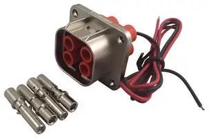 POWER CONN, RCPT, 4POS, 2ROW PL084Y-41-6