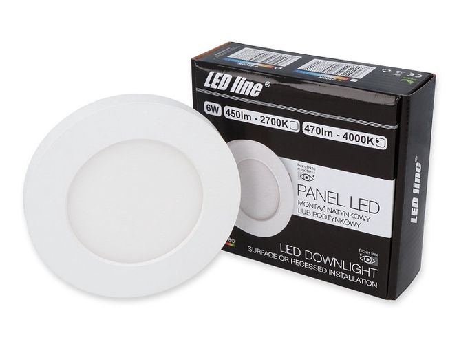 LED panel EasyFix round panel 6W 450lm 4000K 248788 5901583248788