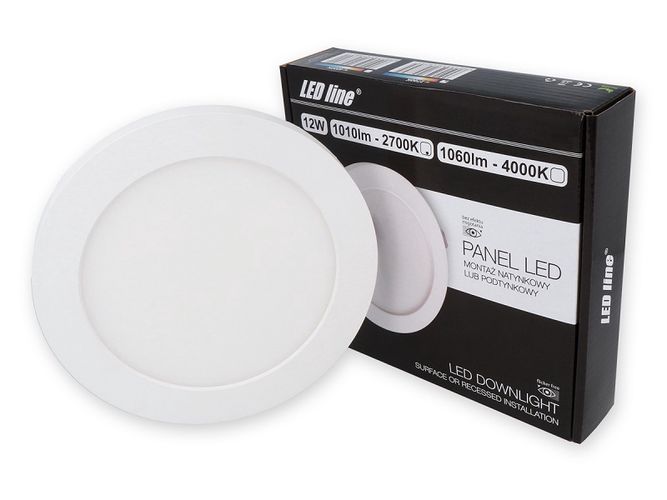 LED panel EasyFix round panel 12W 1010lm 2700K 248795 5901583248795