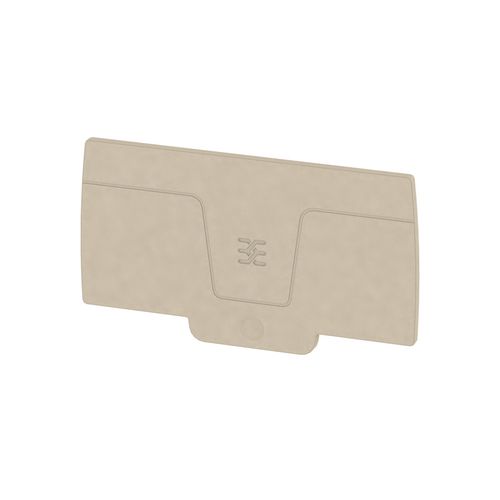 End plate (terminals), 78.83 mm x 2.1 mm, dark beige Weidmuller 2490380000 04050118500820