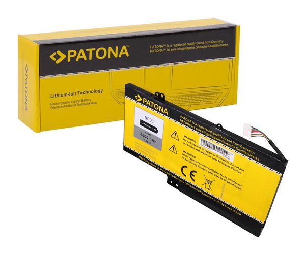 PATONA Battery f. HP NP03 Pavilion 13 13-A010DX X360 760944-421 HSTNN-LB6L NP, PATONA 2491 4055655181068