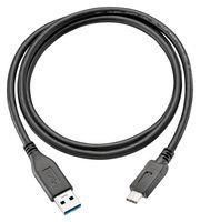 USB CABLE, 3.1 TYPE C-TYPE A PLUG, 1M 632910731131