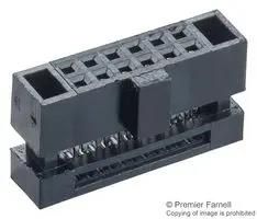CONNECTOR, RCPT, 12POS, 2ROW, 1.27MM M50-3300642