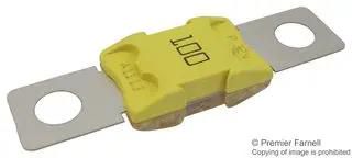 BOLT-ON FUSE, SLOW BLOW, 100A, 32V 153.5395.6101