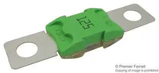 BOLT-ON FUSE, SLOW BLOW, 125A, 32V 153.5395.6121