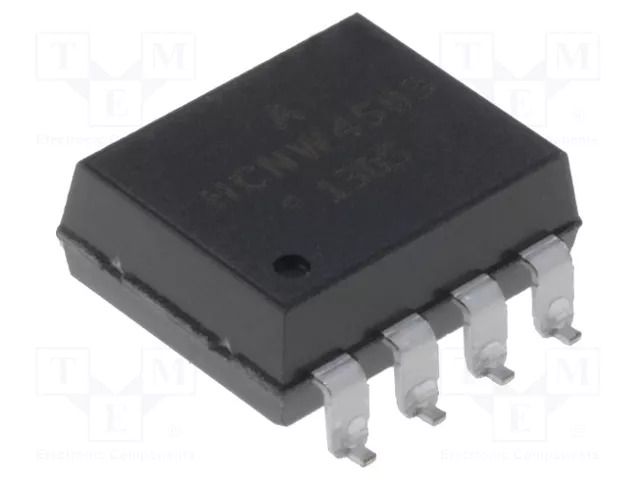 Optocoupler; SMD; Ch: 1; OUT: transistor; 3.75kV; 1Mbps; Gull wing 8 BROADCOM (AVAGO) HCNW4503-300
